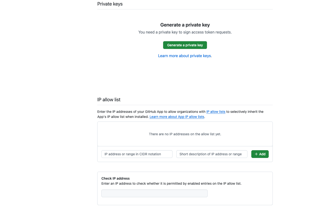 Generate private key